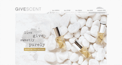 Desktop Screenshot of givescent.com